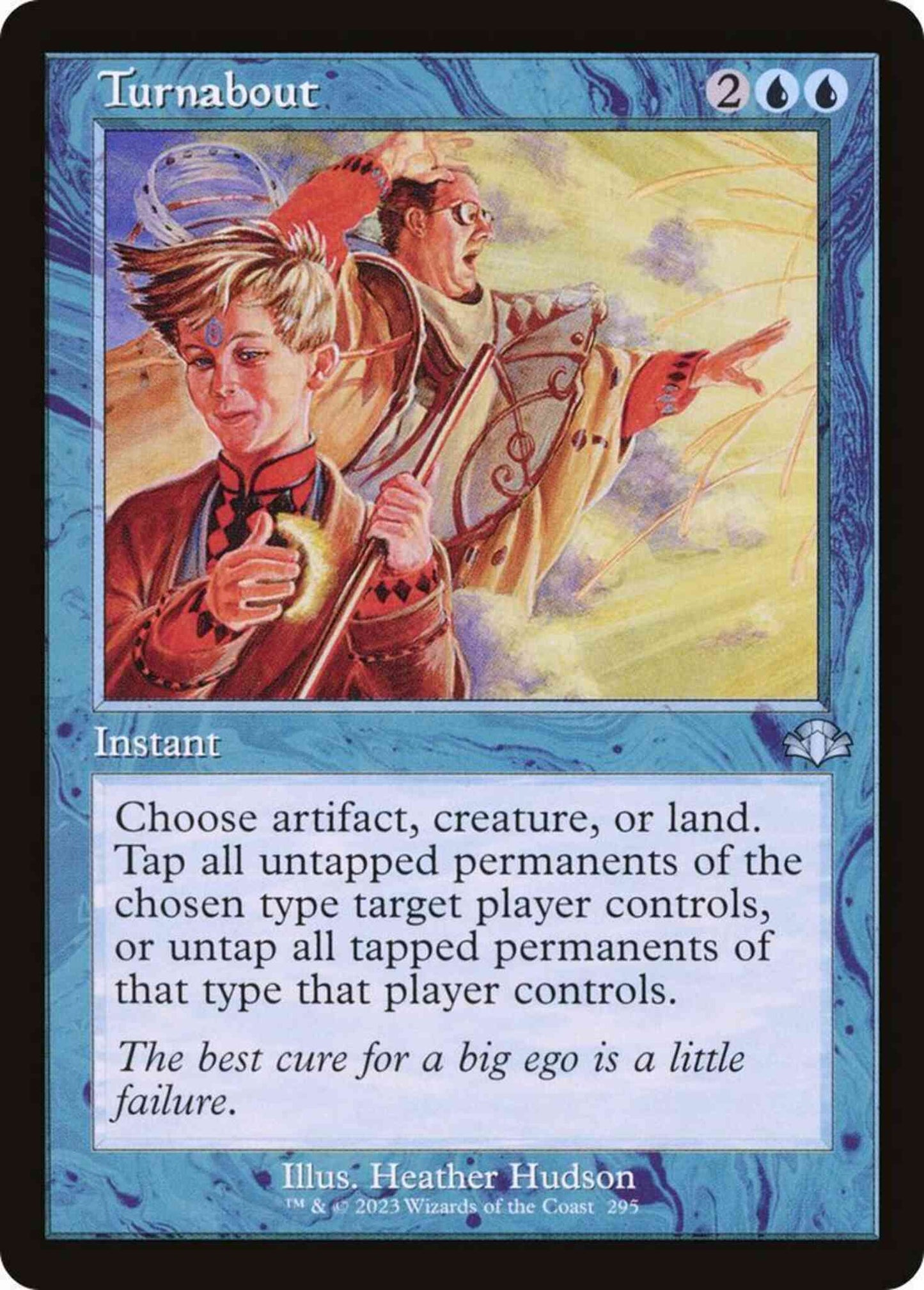 Turnabout [295] [Retro Frame] [Dominaria Remastered] [Non-Foil]