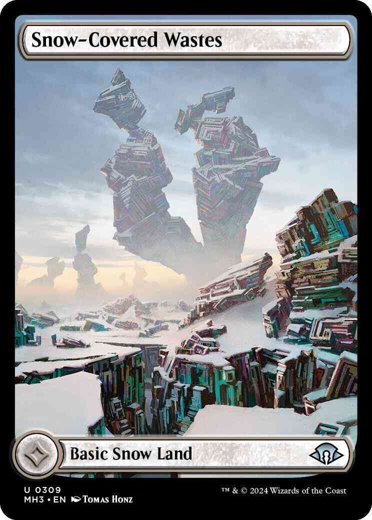 Snow-Covered Wastes [309] [Full Art] [Modern Horizons 3] [Non-Foil]
