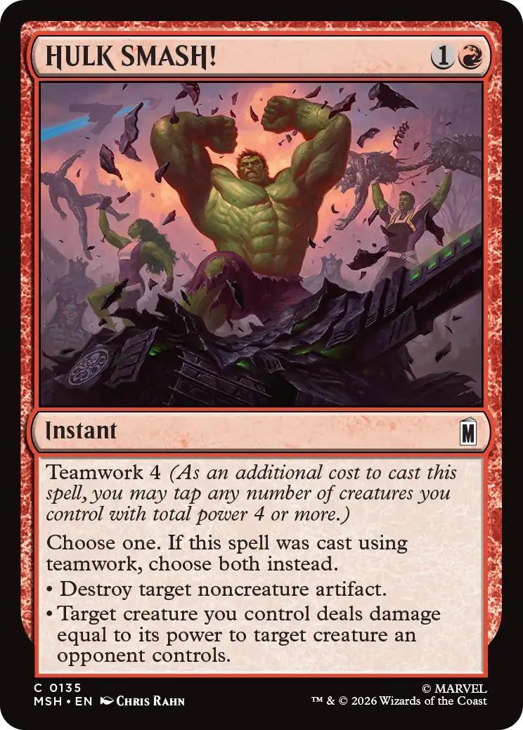 HULK SMASH! [135] [Marvel Super Heroes] [Non-Foil]