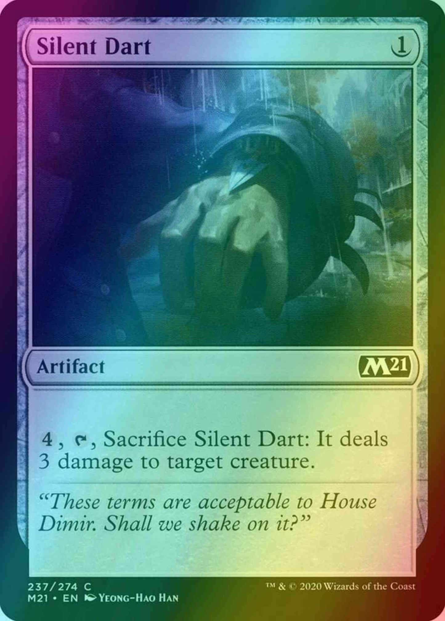 Silent Dart [237] [Core Set 2021] [Foil]