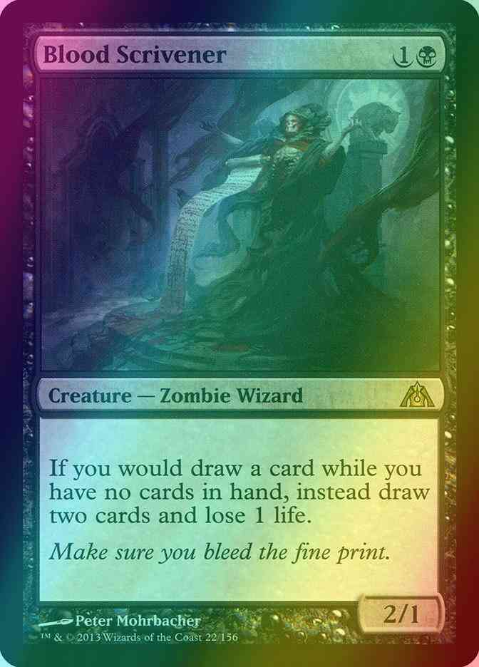 Blood Scrivener [22] [Dragon's Maze] [Foil]