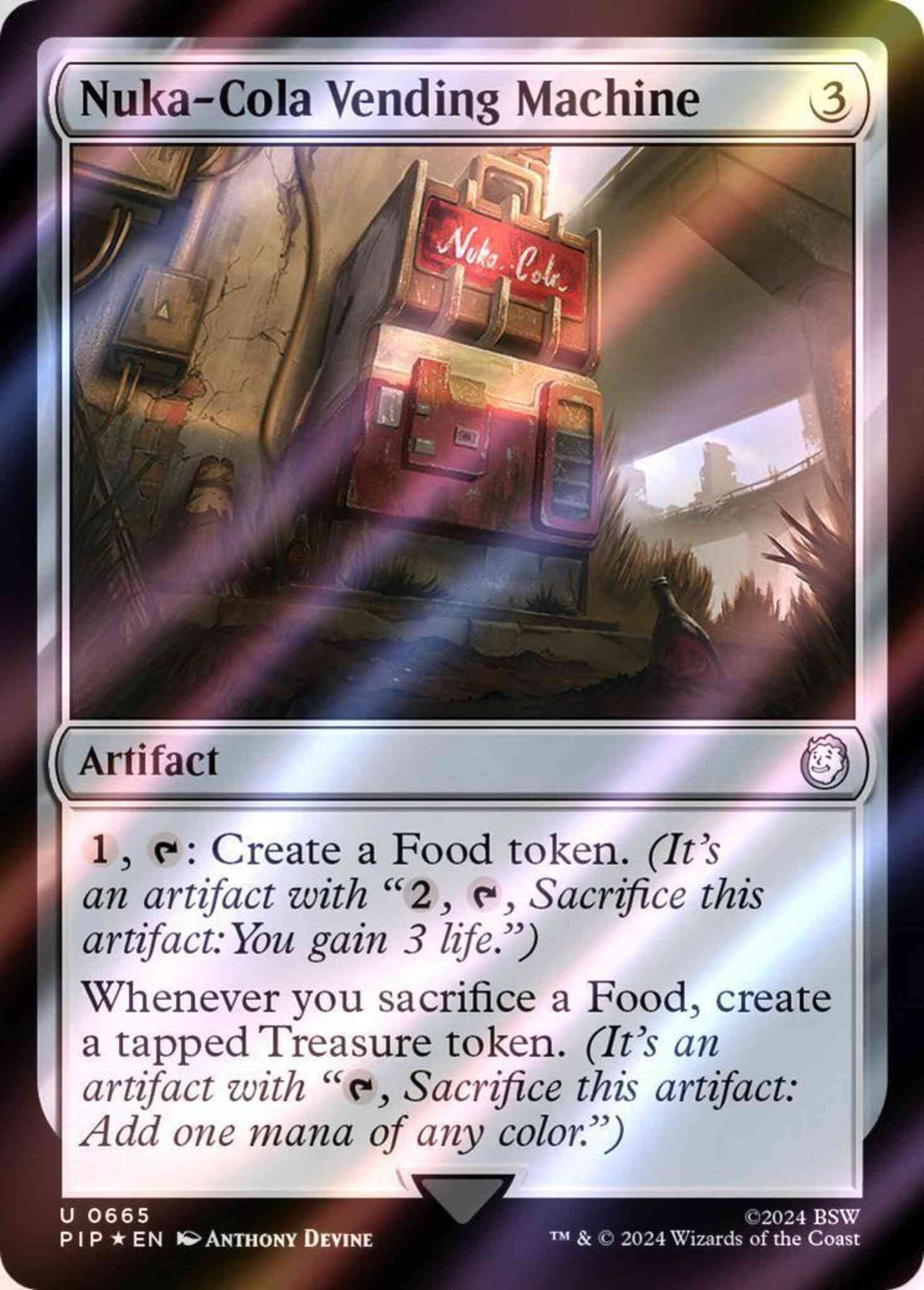 Nuka-Cola Vending Machine [665] [Fallout] [Surge Foil]