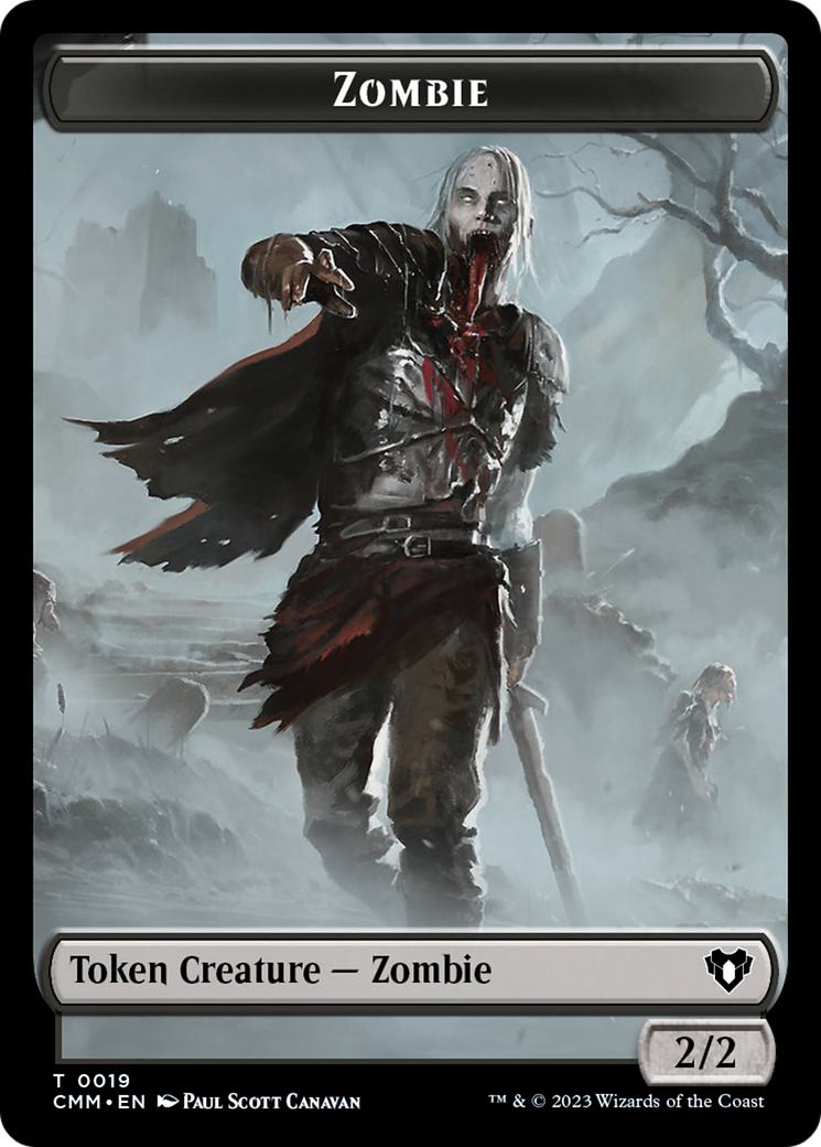 Kor Soldier Token (08) // Zombie Token (19) [Commander Masters: Tokens] [Non-Foil]