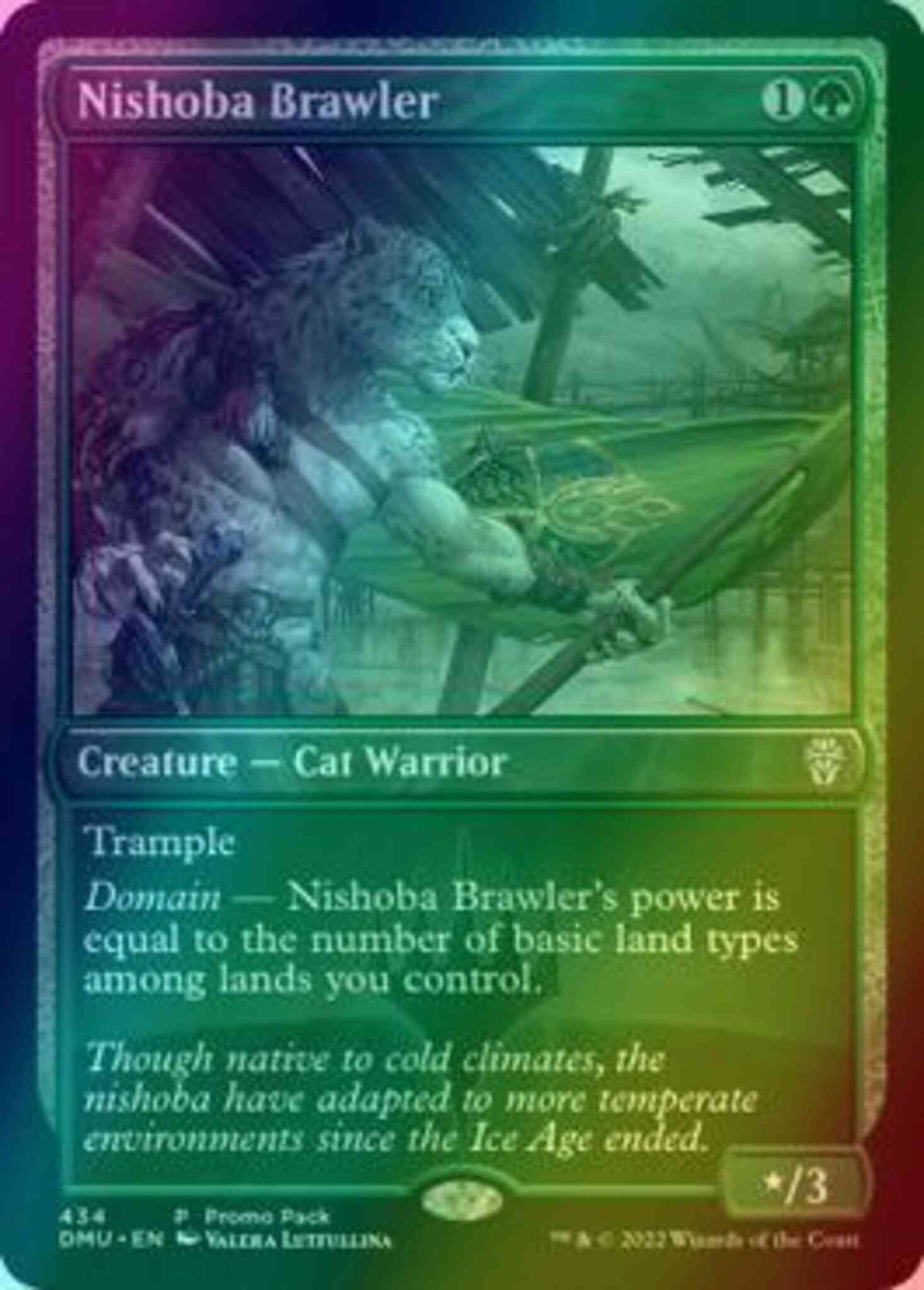 Nishoba Brawler [434] [Dark Frame Promo Pack] [Dominaria United] [Foil]