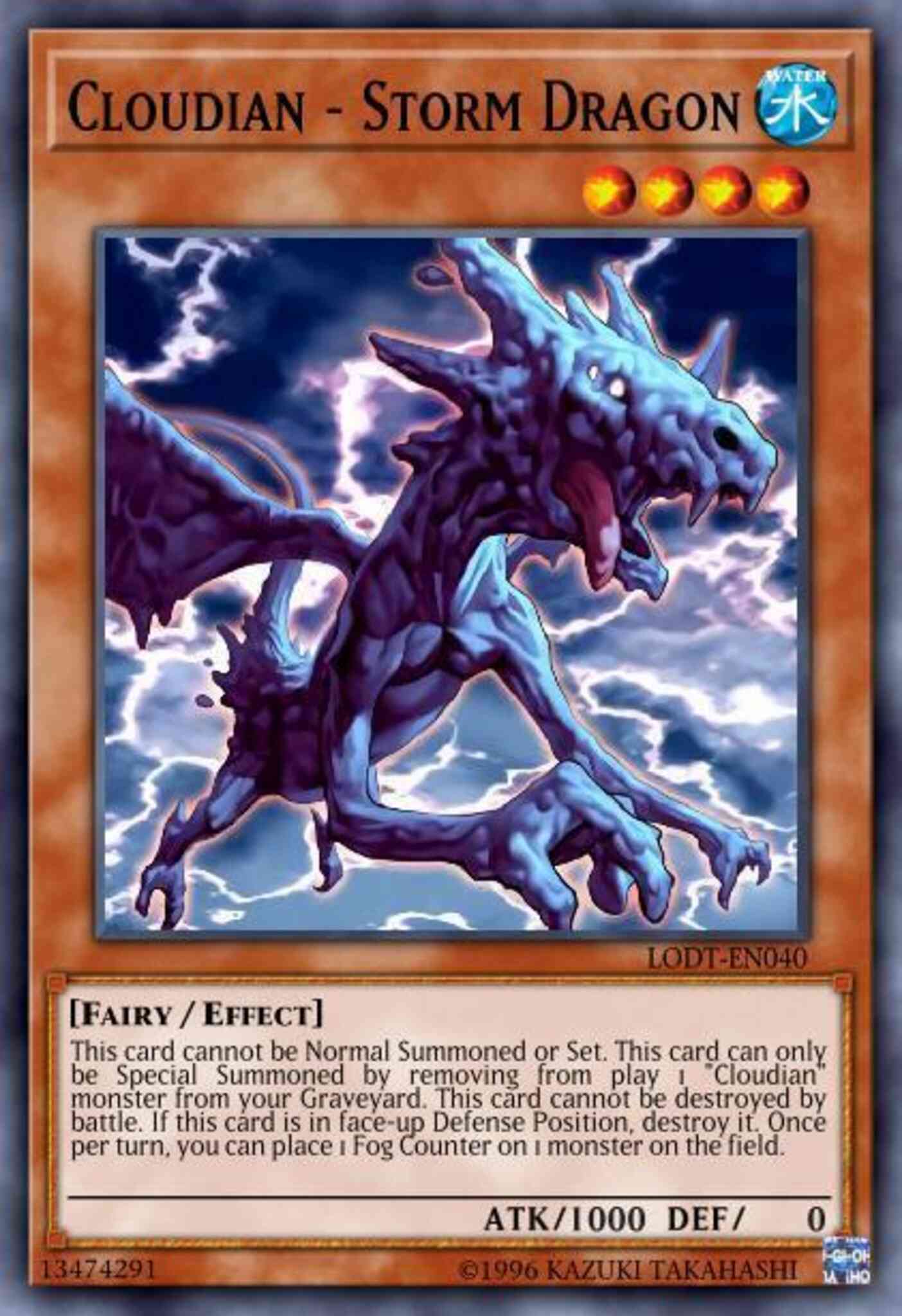 Cloudian - Storm Dragon - LODT-EN040 - Common - 1st Edition
