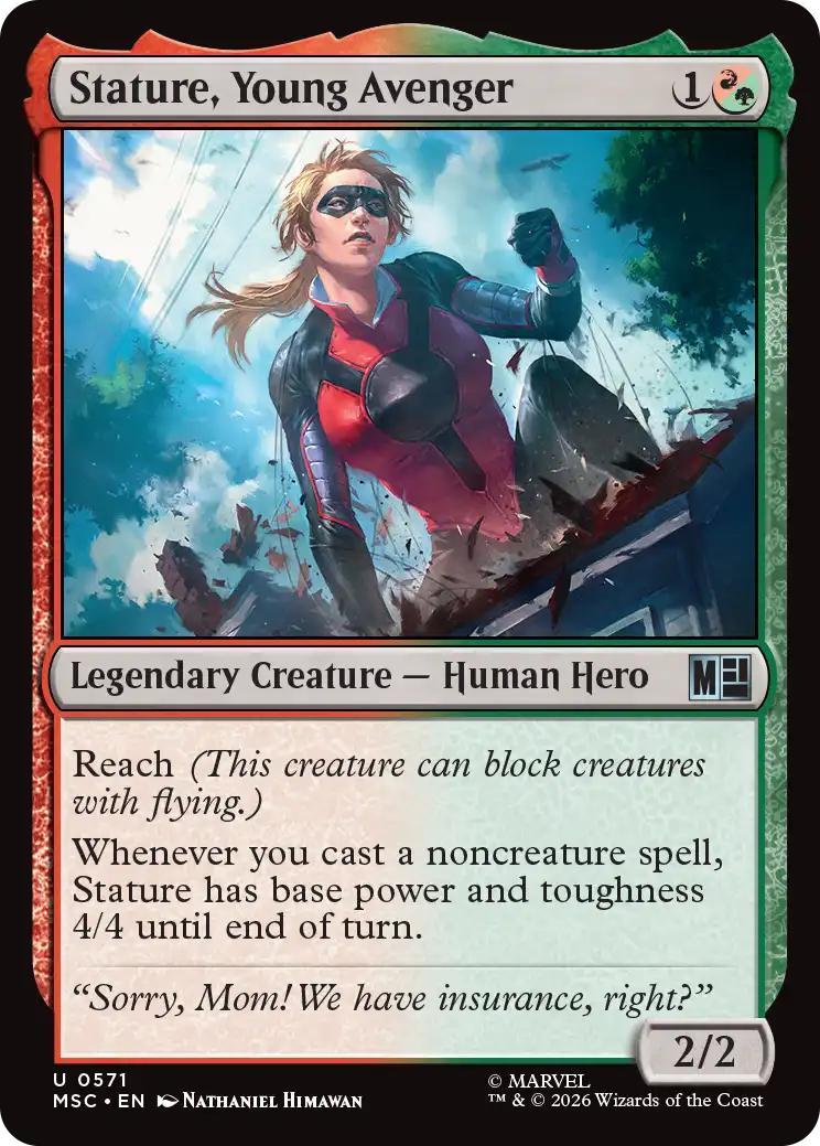 Stature, Young Avenger [571] [Beginner Box] [Marvel Super Heroes: Commander] [Non-Foil]