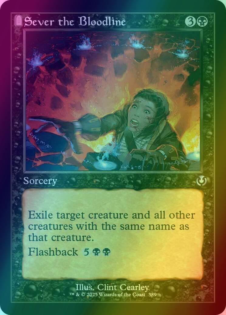 Sever the Bloodline [389] [Retro Frame] [Innistrad Remastered] [Foil]
