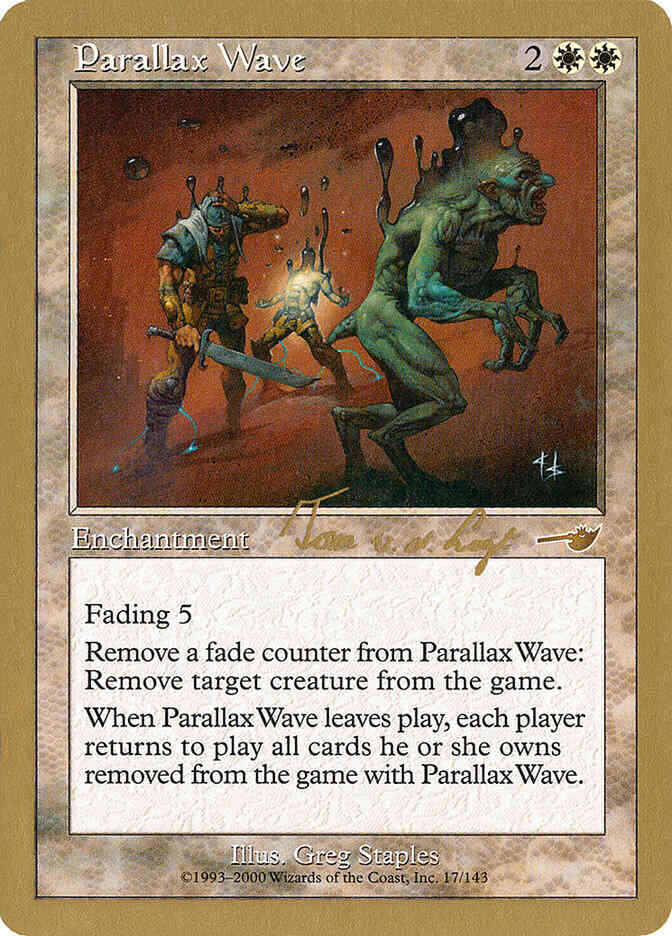 Parallax Wave [tvdl17] [Tom van de Logt] [World Championship Decks 2000] [Non-Foil]