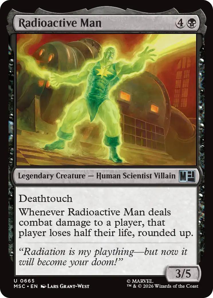 Radioactive Man [665] [Jumpstart] [Marvel Super Heroes: Commander] [Non-Foil]