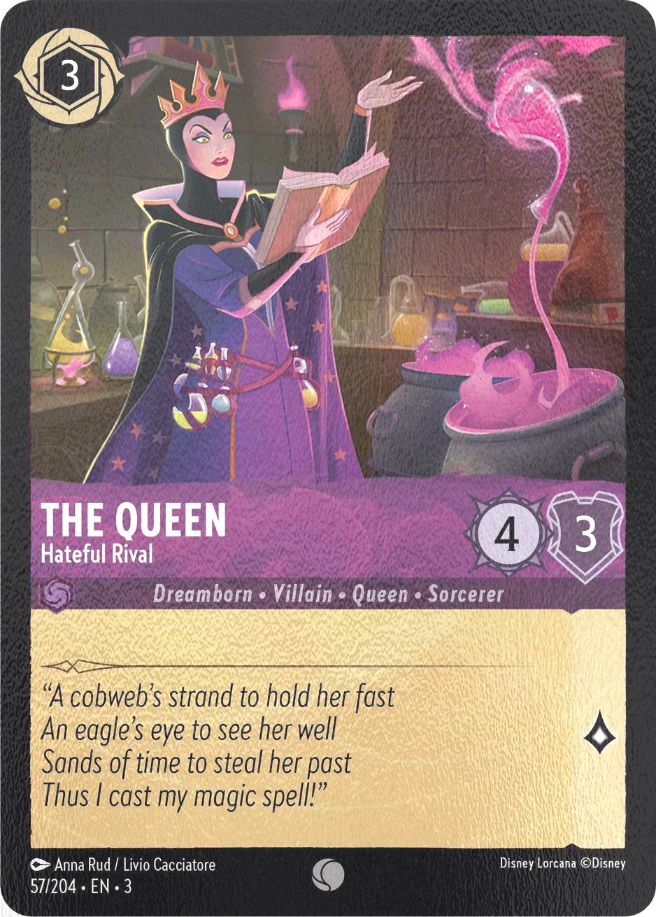 The Queen - Hateful Rival - 57/204 [Into the Inklands] [Cold Foil]