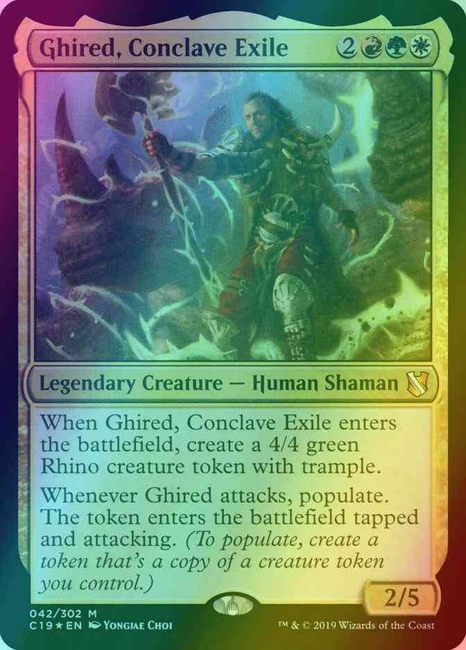 Ghired, Conclave Exile [42] [Commander 2019] [Foil]