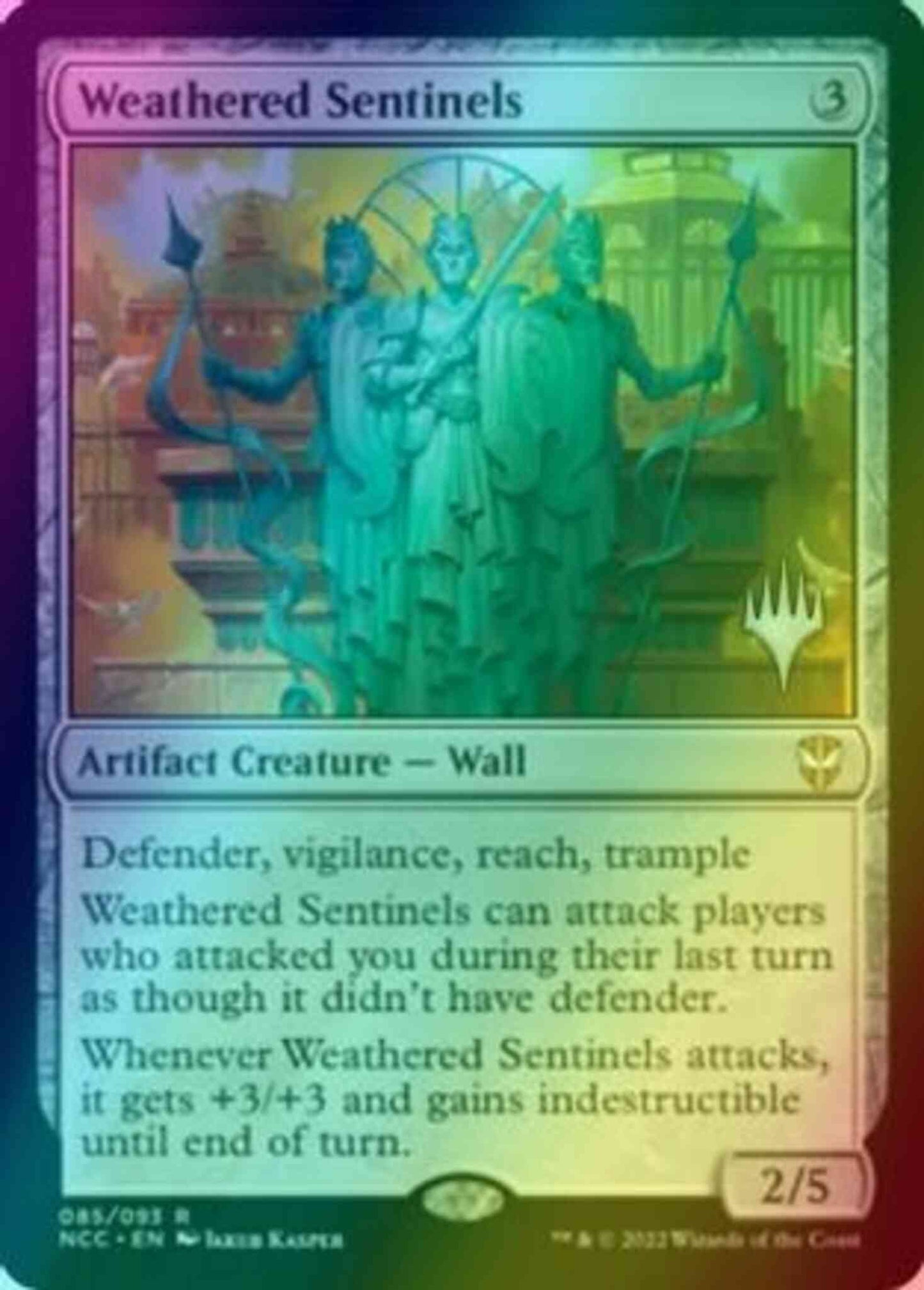 Weathered Sentinels [Promo Pack] [85p] [Streets of New Capenna: Commander: Promos] [Foil]