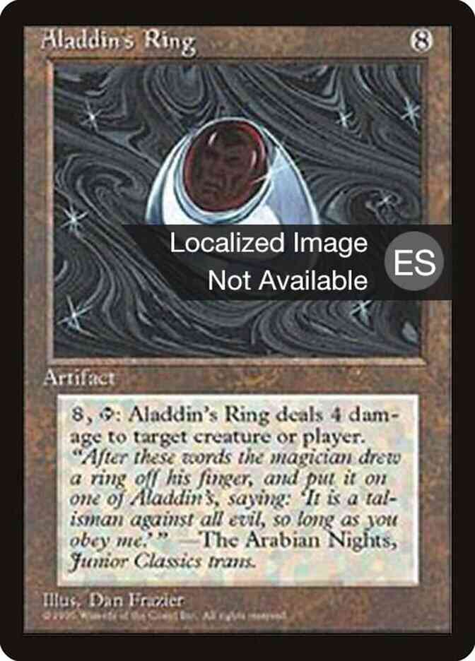 Aladdin's Ring - Korean [292] [Fourth Edition Black Border: Korean] [Non-Foil]