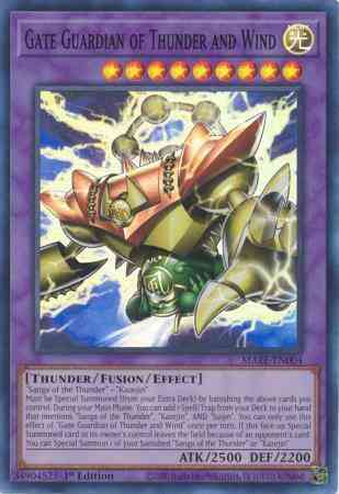 Gate Guardian of Thunder and Wind - MAZE-EN004 - Super Rare - 1st Edition