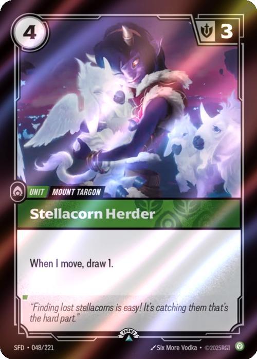 Stellacorn Herder - 048/221 [Riftbound Organized Play Promotional Cards] [Foil]