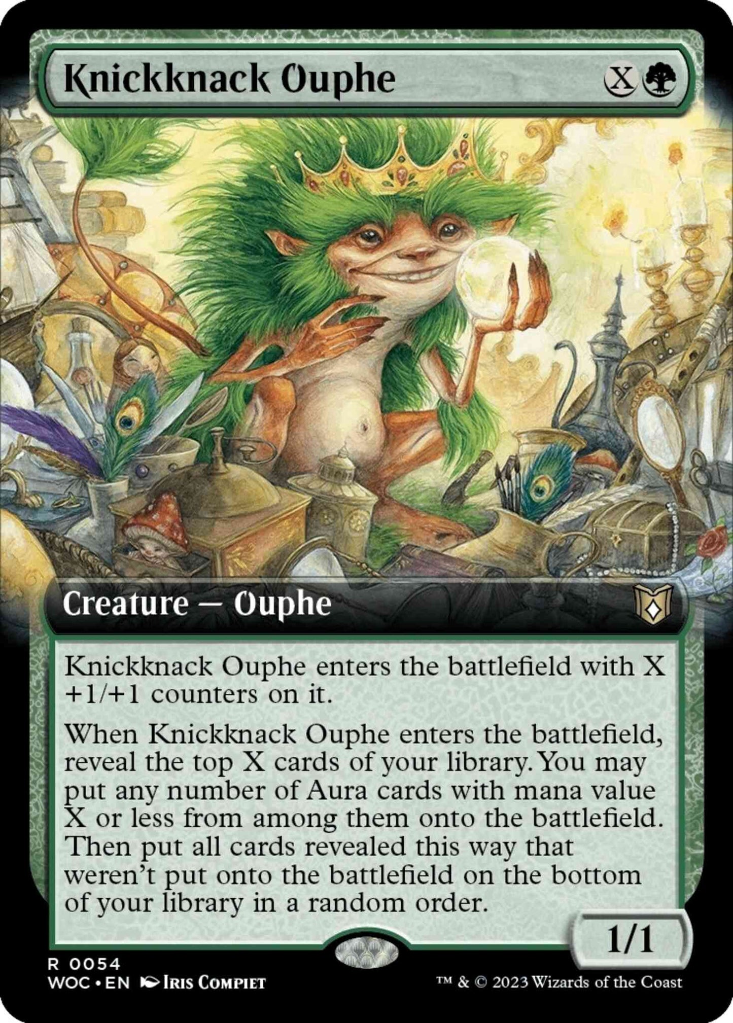 Knickknack Ouphe [54] [Extended Art] [Wilds of Eldraine: Commander] [Non-Foil]