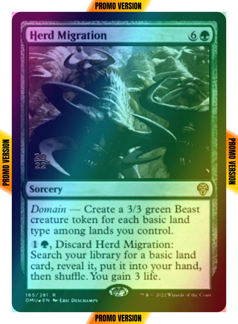 Herd Migration [165s] [Prerelease] [Dominaria United: Promos] [Foil]