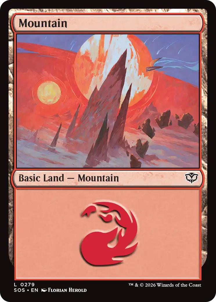 Mountain [279] [Secrets of Strixhaven] [Non-Foil]