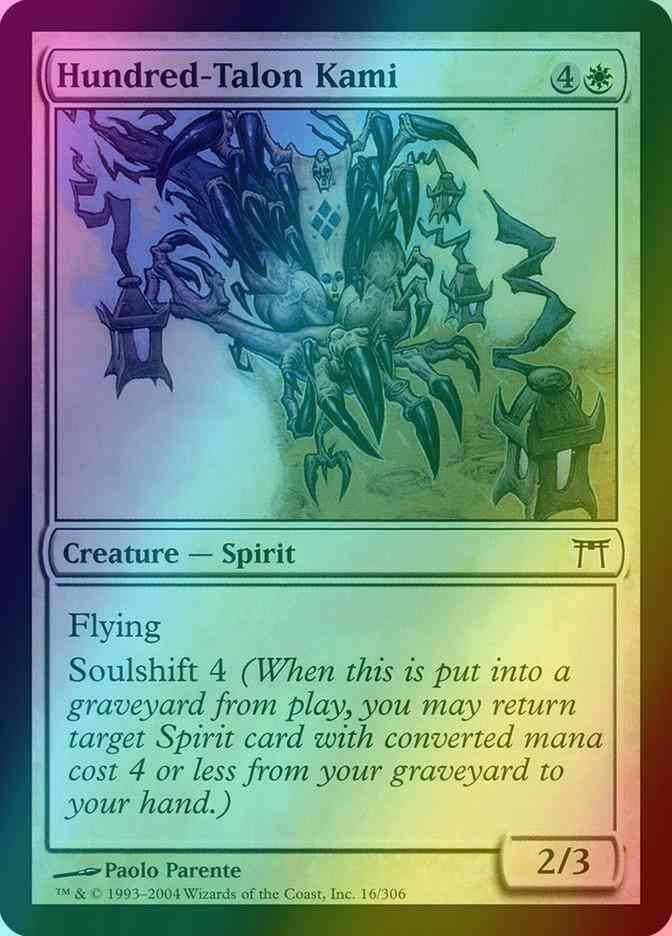 Hundred-Talon Kami [16] [Champions of Kamigawa] [Foil]