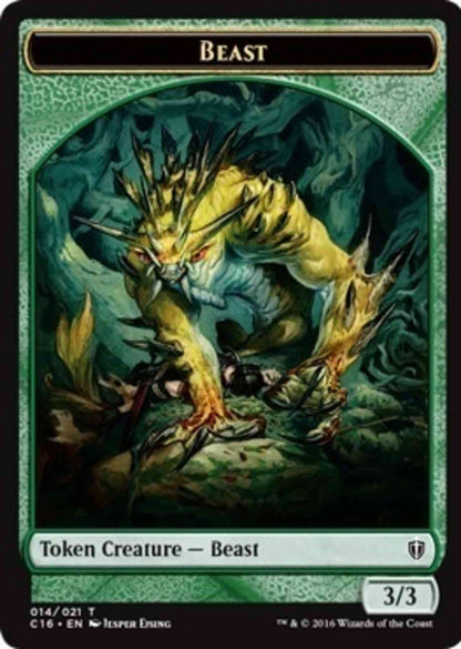 Beast Token (14) // Ogre Token (13) [Commander 2016 Tokens] [Non-Foil]