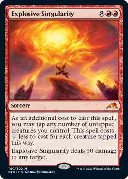 Explosive Singularity [140] [Kamigawa: Neon Dynasty] [Non-Foil]