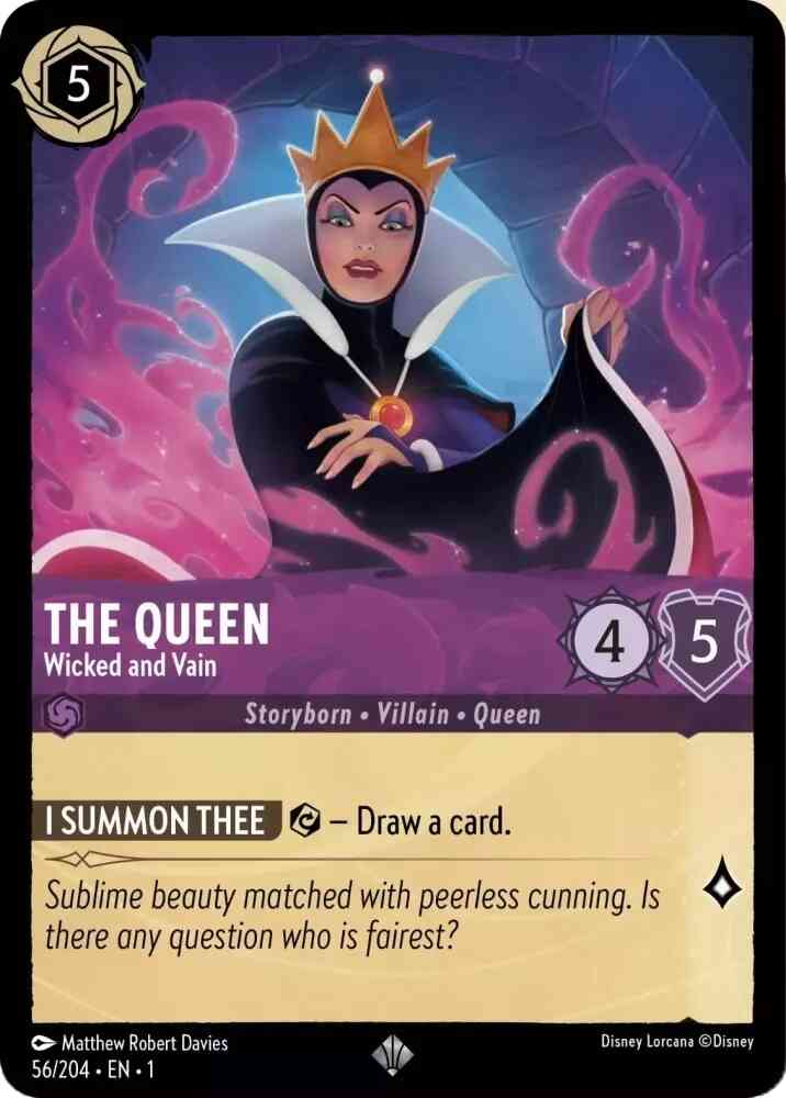 The Queen - Wicked and Vain - 56/204 [The First Chapter] [Cold Foil]