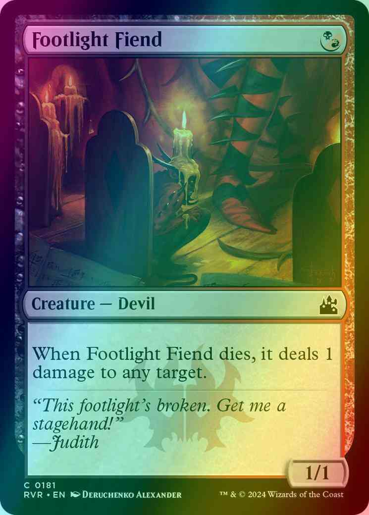 Footlight Fiend [181] [Ravnica Remastered] [Foil]