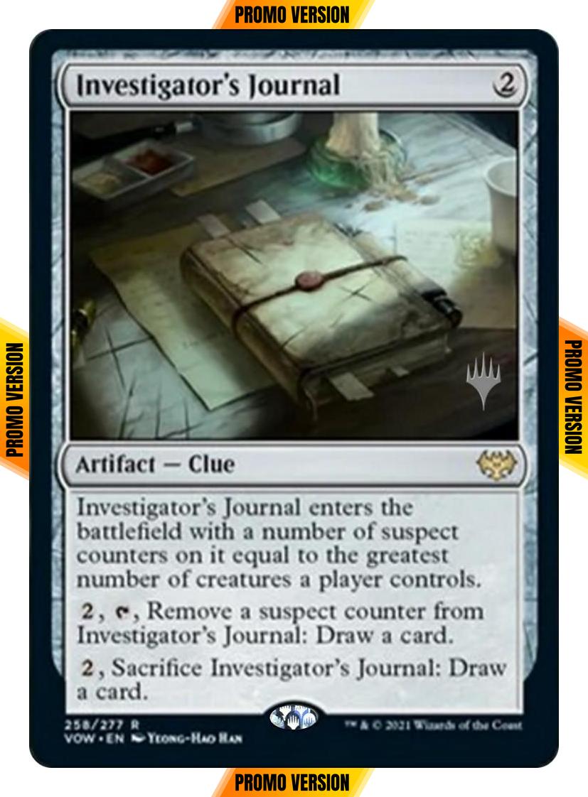Investigator's Journal [Promo Pack] [258p] [Innistrad: Crimson Vow Promos] [Non-Foil]