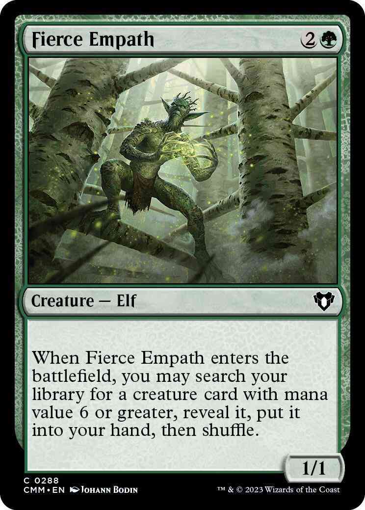 Fierce Empath [288] [Commander Masters] [Non-Foil]