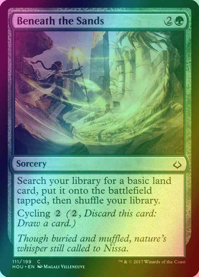 Beneath the Sands [111] [Hour of Devastation] [Foil]