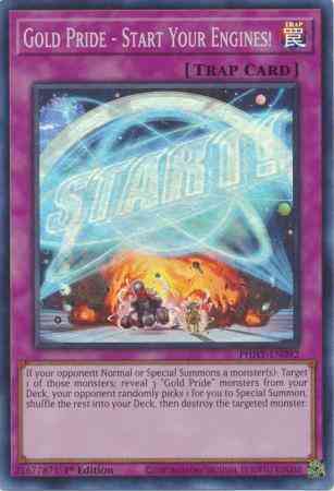 Gold Pride - Start Your Engines! - PHHY-EN092 - Super Rare - 1st Edition