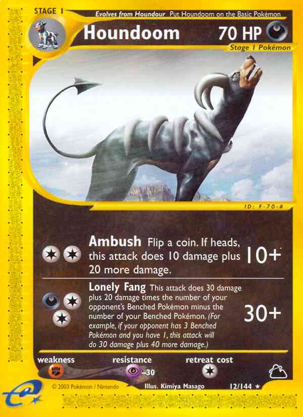 Houndoom - 12/144 - Rare [ecard3-12] [Reverse Holo]