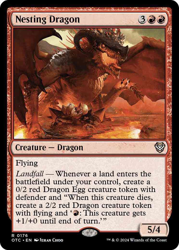 Nesting Dragon [176] [Outlaws of Thunder Junction: Commander] [Non-Foil]