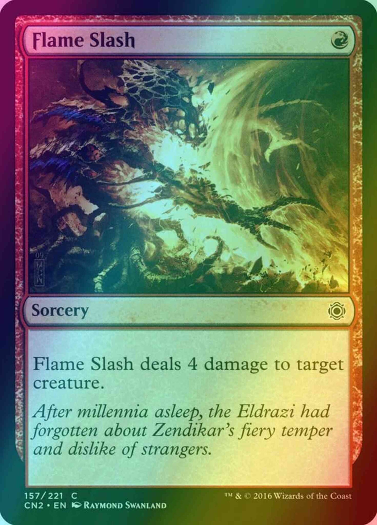 Flame Slash [157] [Conspiracy Take The Crown] [Foil]