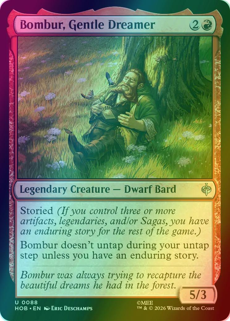 Bombur, Gentle Dreamer [88] [The Hobbit] [Foil]