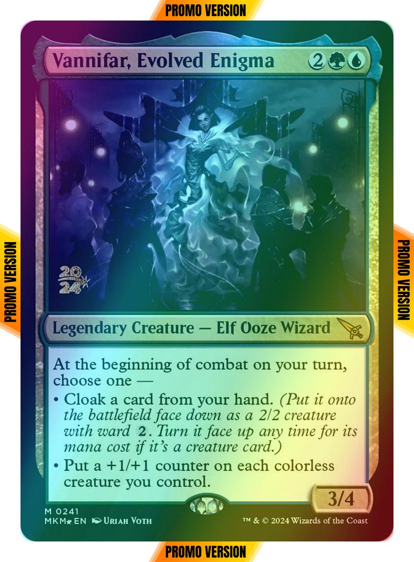Vannifar, Evolved Enigma [241s] [Prerelease] [Murders at Karlov Manor: Promos] [Foil]