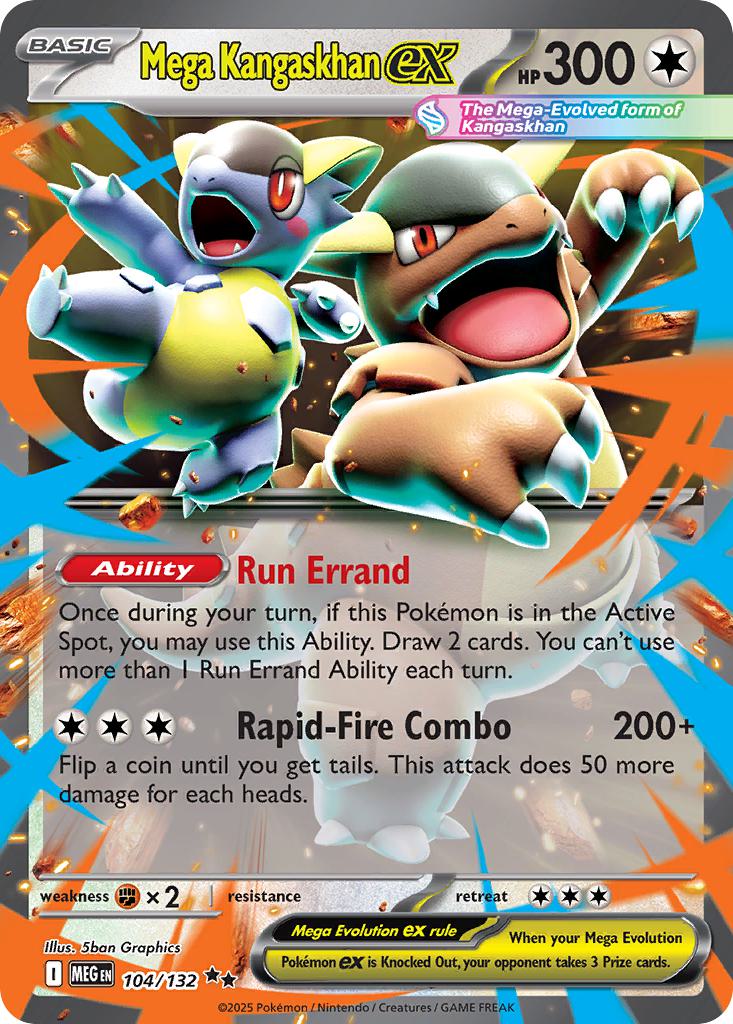 Mega Kangaskhan ex - 104/132 - Double Rare [me01-104] [Ultra]