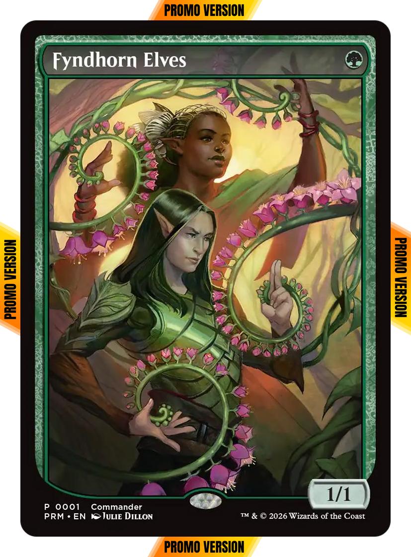 Fyndhorn Elves [2] [Textless] [PRM-0001] [MagicFest 2026] [Non-Foil]
