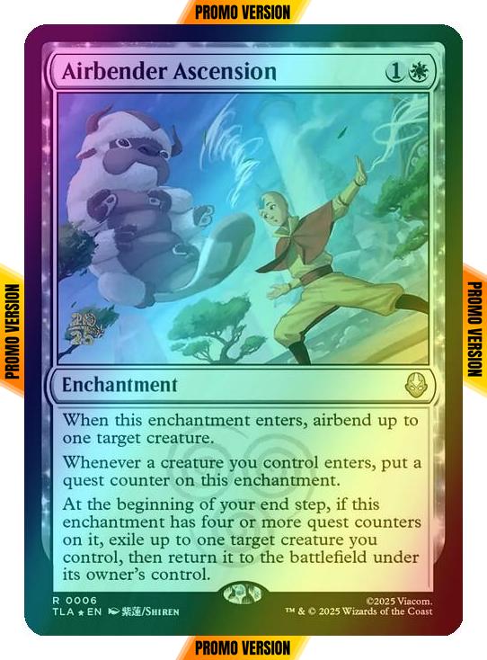 Airbender Ascension [6s] [Prerelease] [Avatar: The Last Airbender: Promos] [Foil]