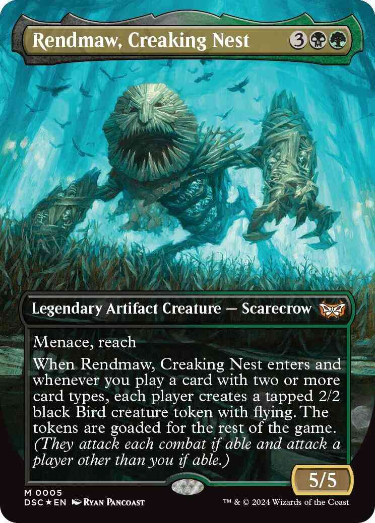 Rendmaw, Creaking Nest [5] [Borderless] [Duskmourn: House of Horror: Commander] [Non-Foil]