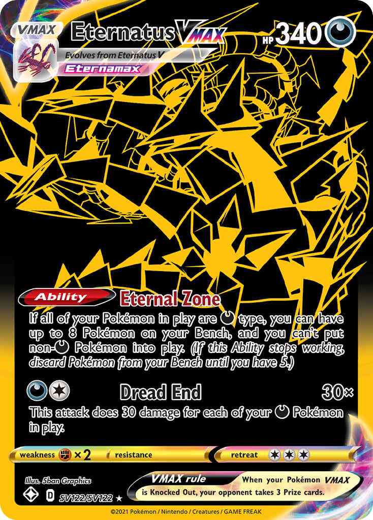 Eternatus VMAX - SV122/SV122 - Rare Secret [swsh45sv-SV122] [Ultra]