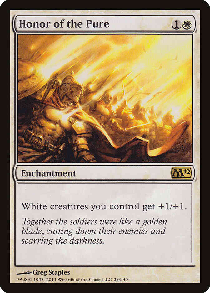 Honor of the Pure [23] [Magic 2012] [Non-Foil]