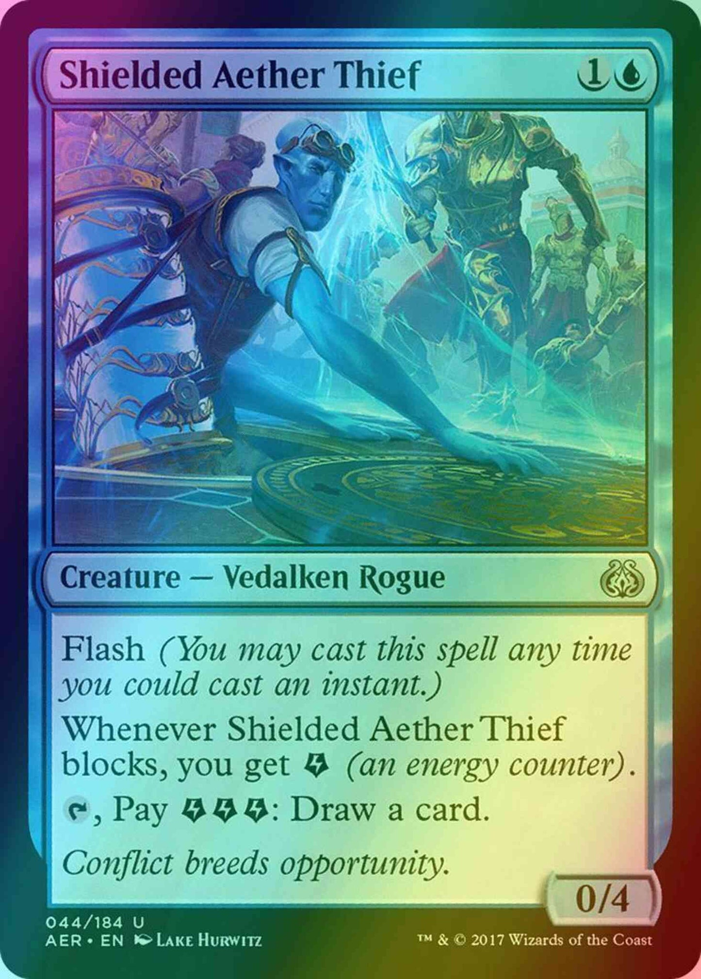 Shielded Aether Thief [44] [Aether Revolt] [Foil]