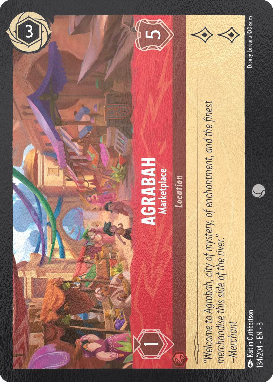 Agrabah - Marketplace - 134/204 [Into the Inklands] [Cold Foil]