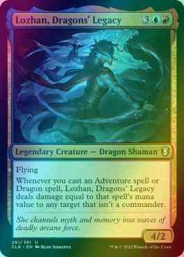 Lozhan, Dragons' Legacy [281] [Commander Legends: Battle for Baldur's Gate] [Foil]