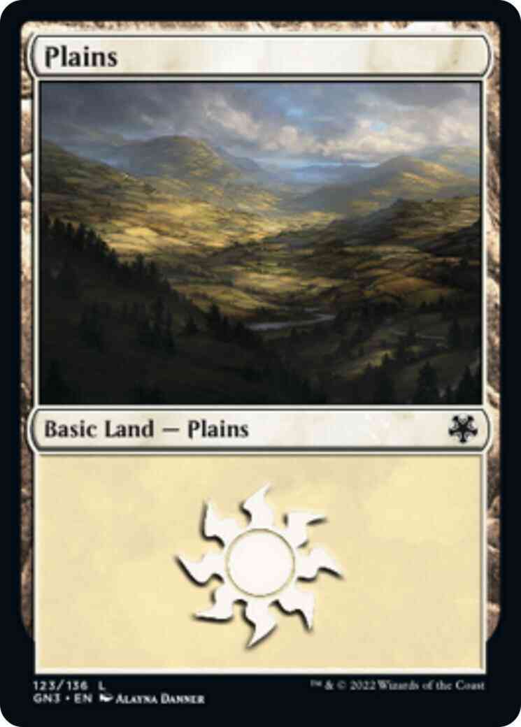 Plains [123] [Game Night: Free-for-All] [Non-Foil]