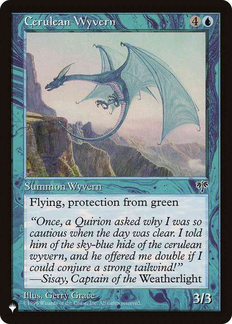 Cerulean Wyvern [MIR-57] [The List] [Non-Foil]