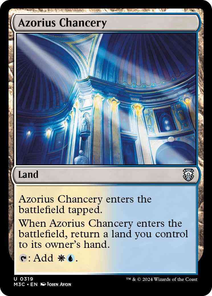 Azorius Chancery [319] [Modern Horizons 3: Commander] [Non-Foil]