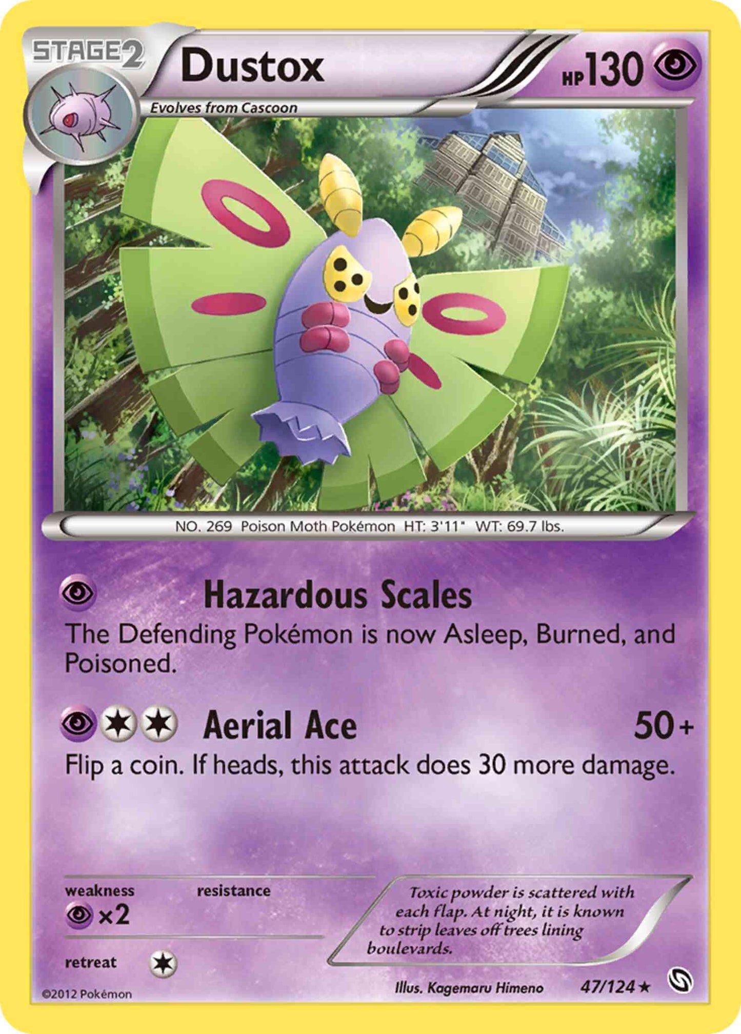 Dustox - 47/124 - Rare [bw6-47] [Non-Holo]
