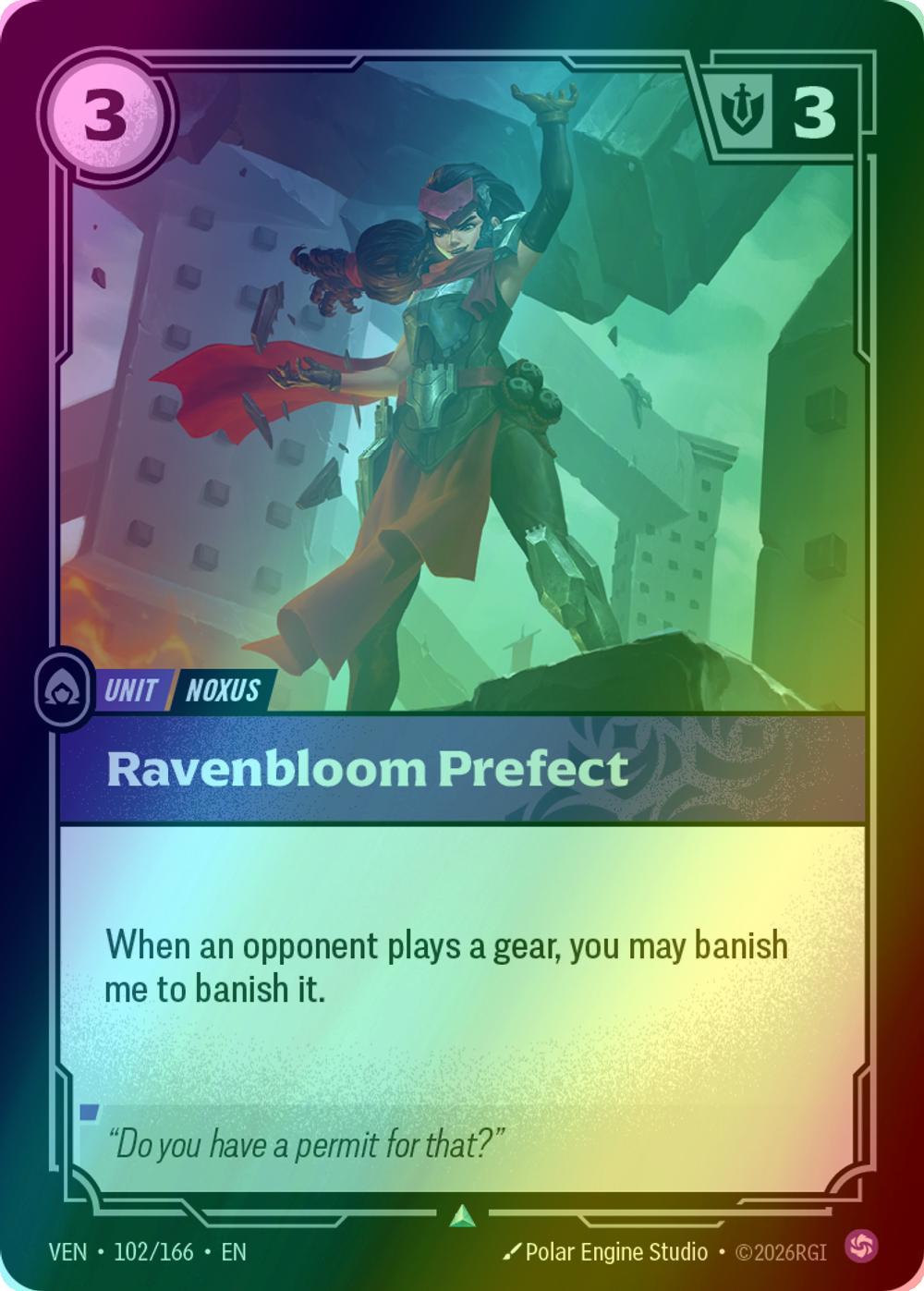 Ravenbloom Prefect - 102/166 [Vendetta] [Foil]